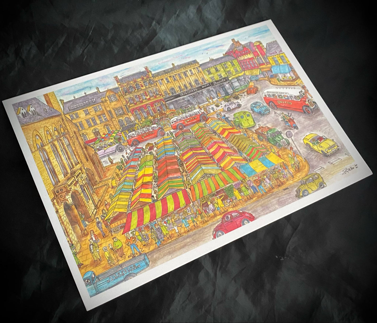 Card - 60s Market, Bishop Auckland