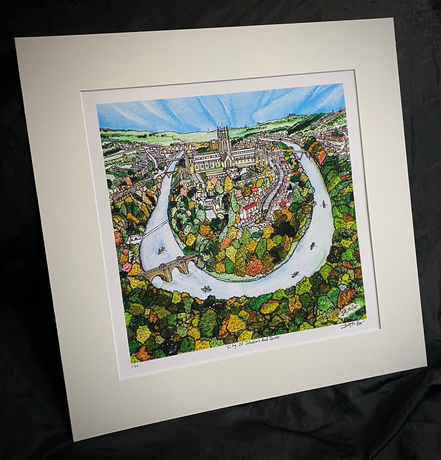 City of Scholars and Saints - Durham City Aerial View