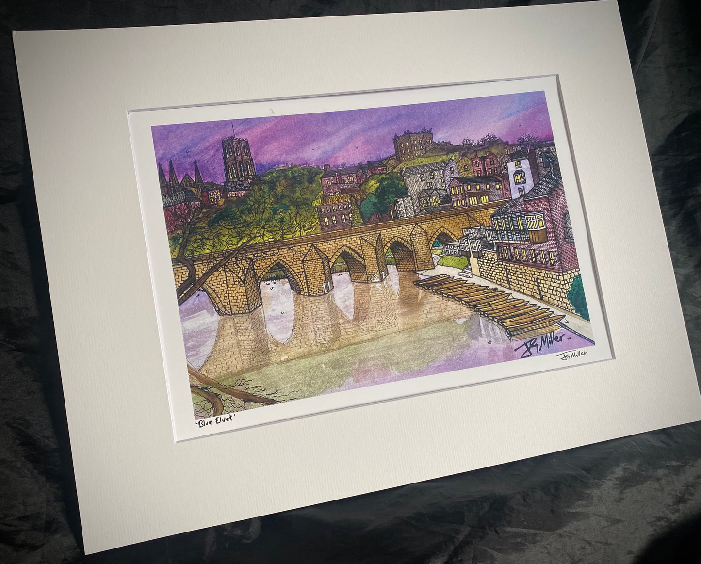 'Blue Elvet' - Elvet Bridge, Durham City