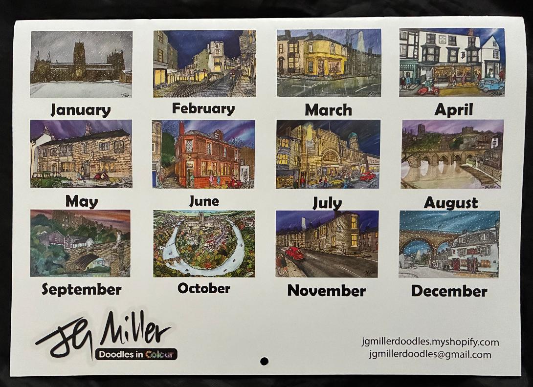 2027 Durham City Calendar