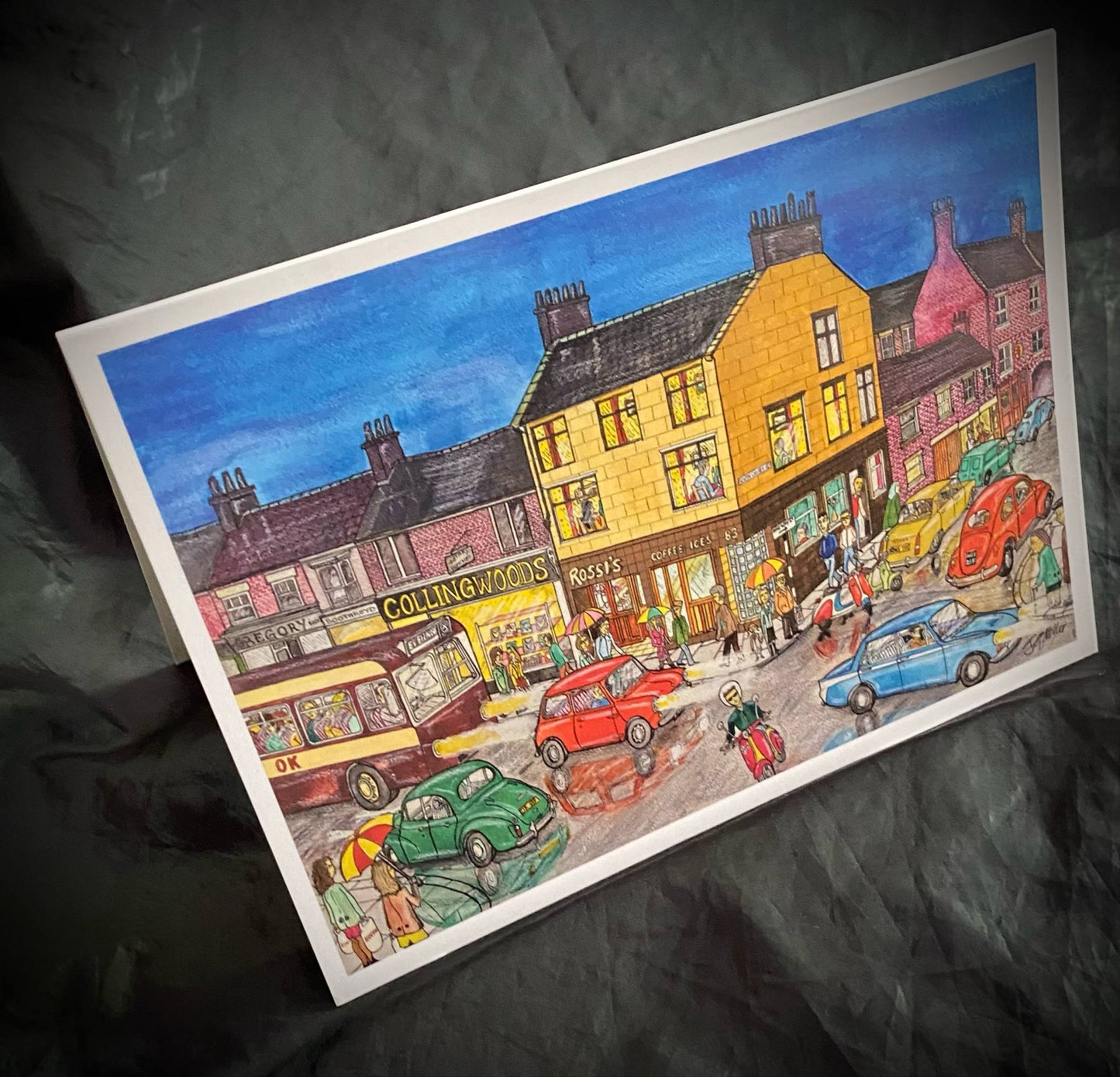 Card - Meet me on the Corner, Rossis, Bishop Auckland