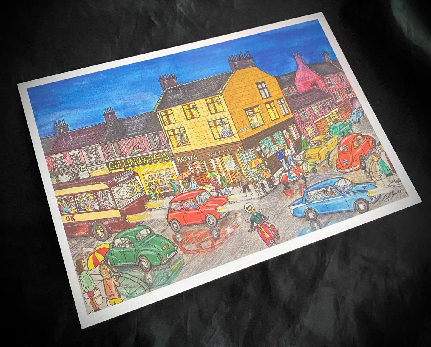 Card - Meet me on the Corner, Rossis, Bishop Auckland