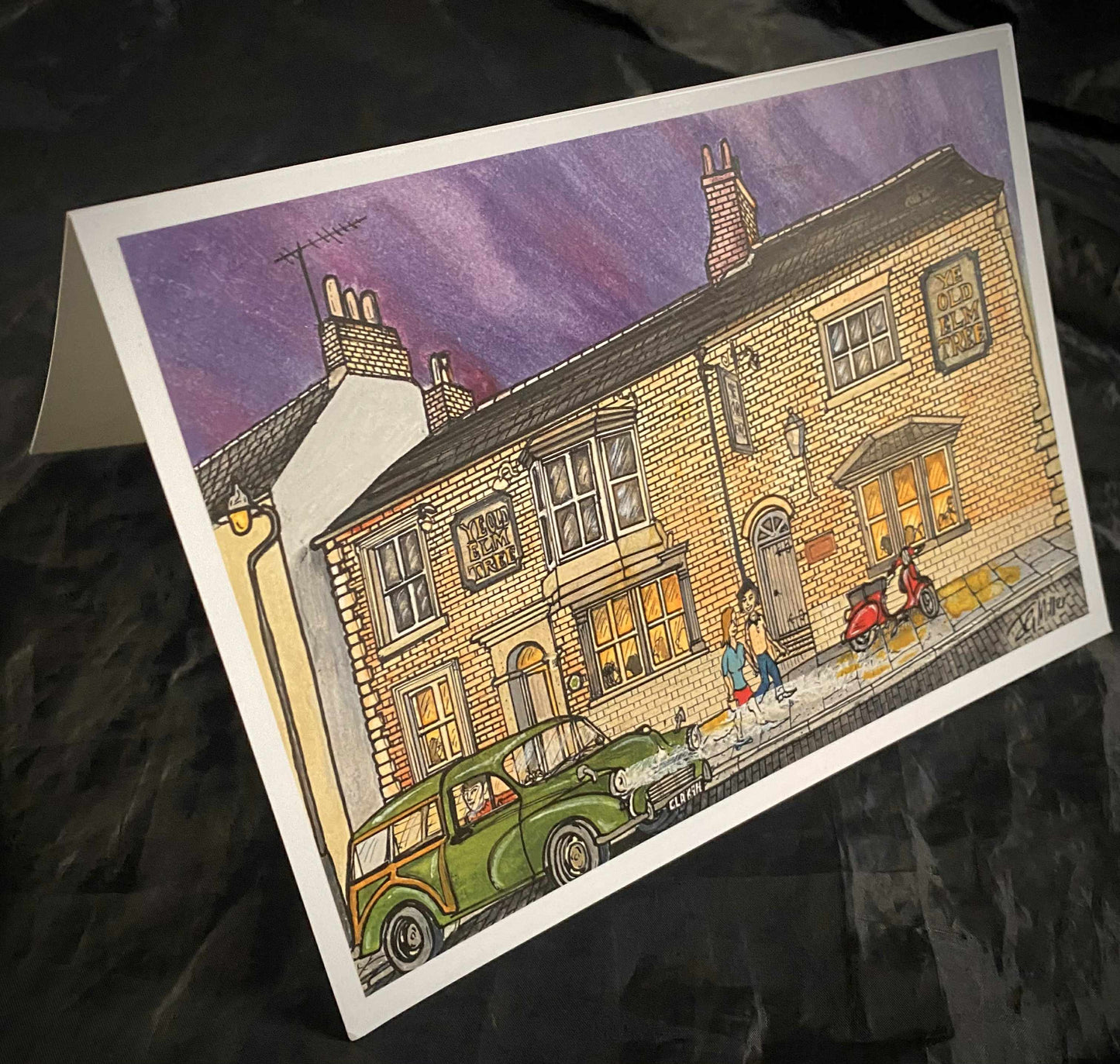 Card - Ye Old Elm Tree, Durham