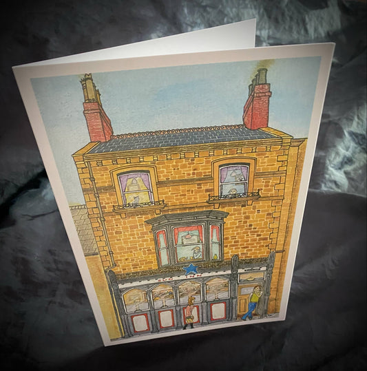 Card - Fancy a Pint?  The Sun Inn, Bishop Auckland.