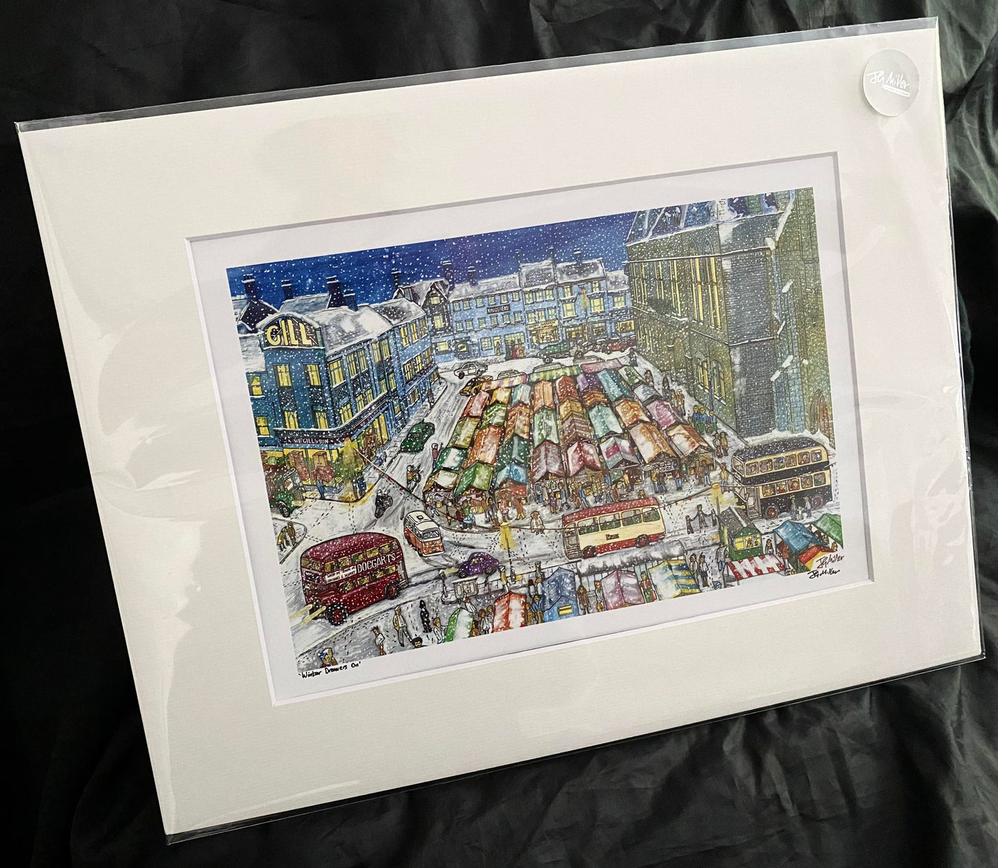 Winter Drawers On... Bishop Auckland Market Place