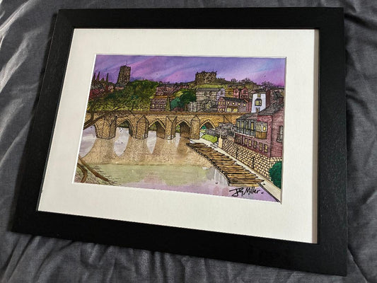 Original 'Blue Elvet' - Elvet Bridge, Durham City